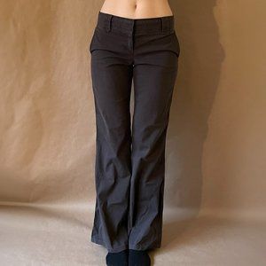 "Office Siren" dark brown suit pants